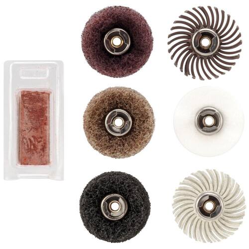 Dremel EZ Lock Rotary Tool Sanding and Polishing Mini Kit, 7-Piece Set
