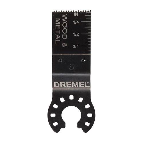 Dremel Multi-Max 3/4 in. Flush Cut Oscillating Tool Blade for Wood, Metal, Plastic, and Drywall