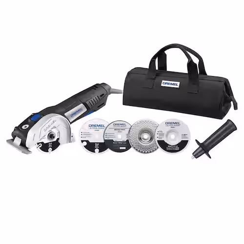 Dremel Ultra-Saw 7.5 Amp Corded Circular Saw Kit with 4 Accessories and Storage Bag