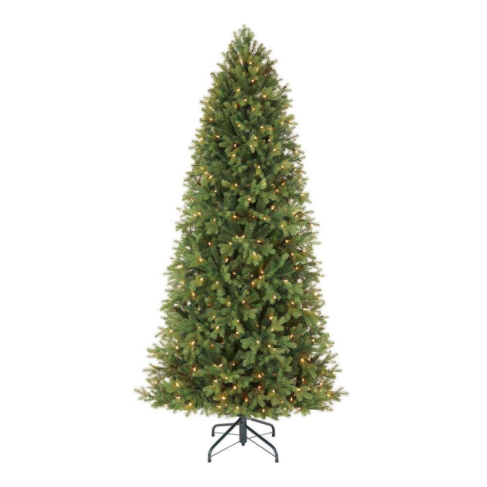 Home Decorators Collection 7.5 ft Lachlan Balsam Fir Slim Pre-Lit LED Artificial Christmas Tree with 460 Color Changing Lights