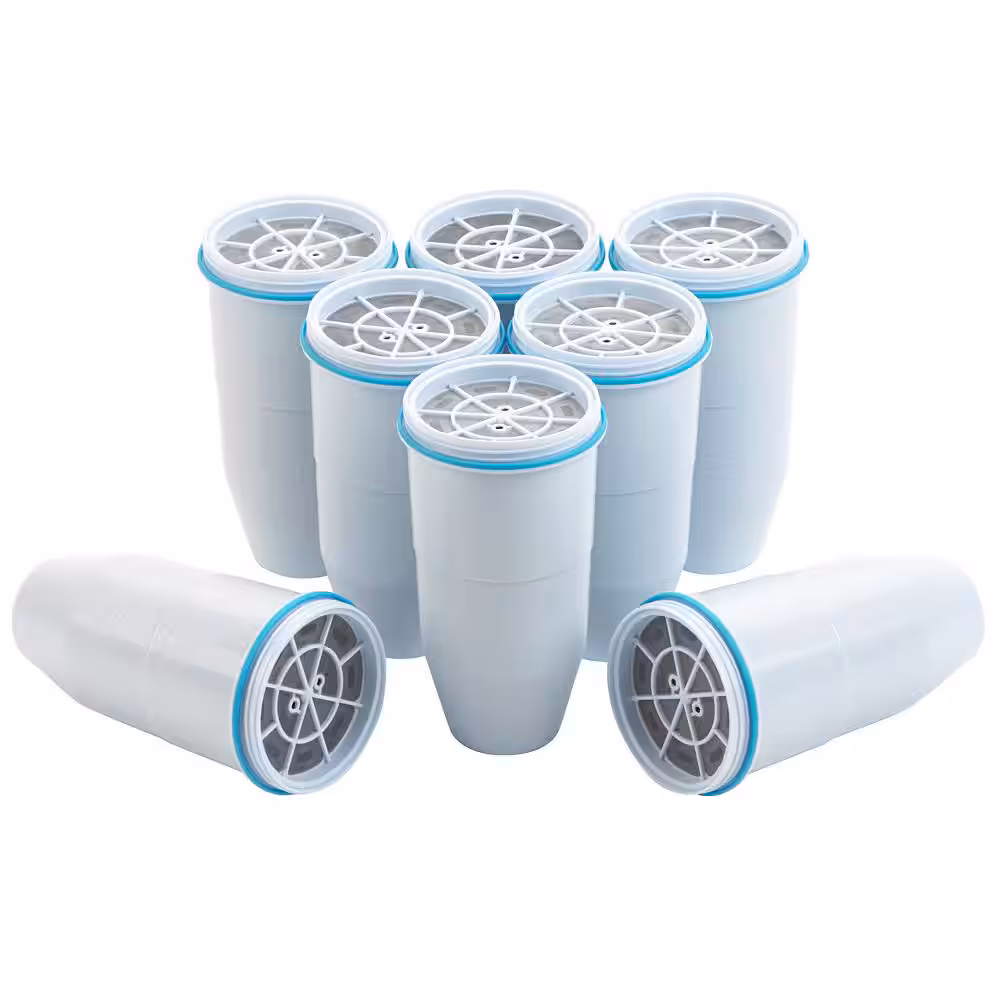 Zero Water ZeroWater 5-Stage Water Pitcher Replacement Filter Cartridges, 8-Pack