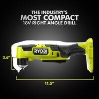 RYOBI ONE+ HP 18V Brushless Compact 3/8 in. Right Angle Drill (Tool Only) thumbnail 7
