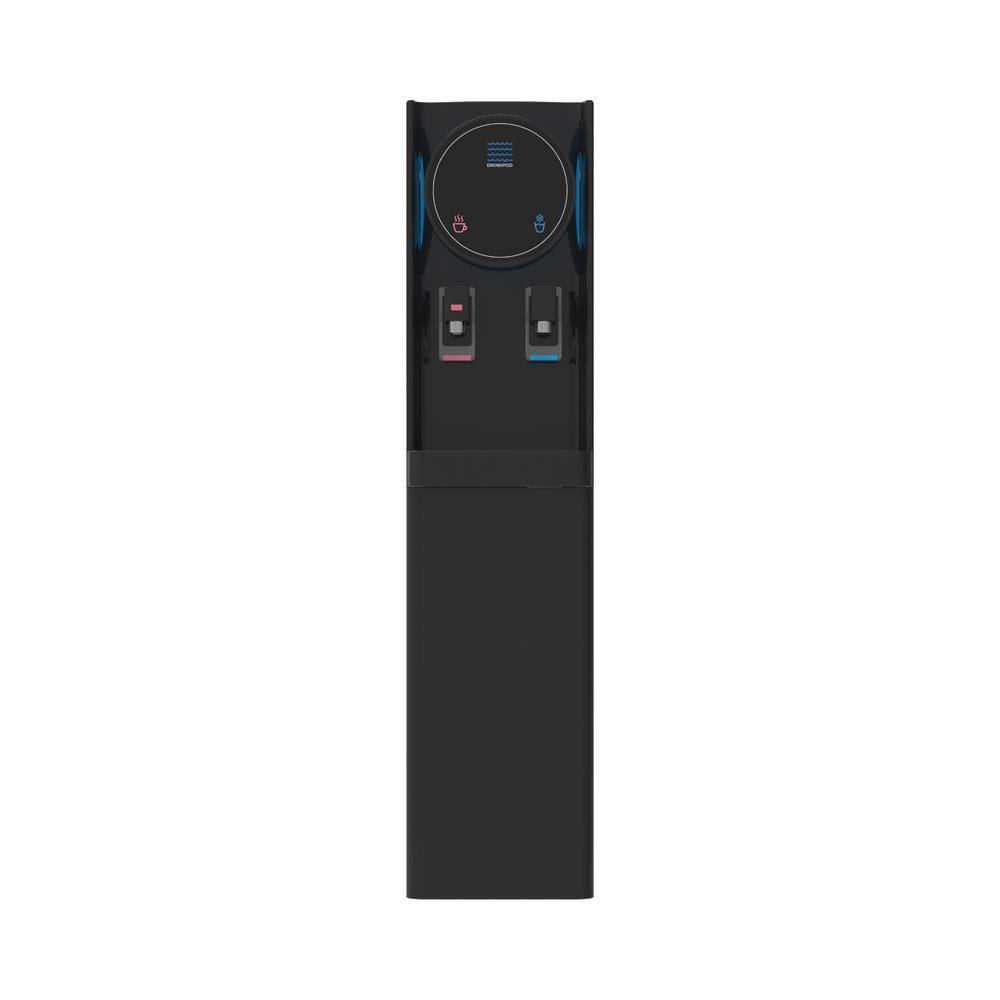 DRINKPOD Series 6 Bottleless Water Filtration Cooler with Ultra Plus 3 Filters and Installation Kit, Black