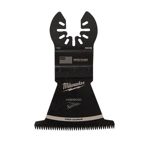 Milwaukee 2-1/2 in. High Carbon Steel Japanese Tooth Pro-Curve Oscillating Multi-Tool Blade