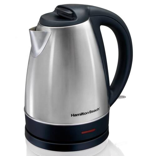 Hamilton Beach 1.7L Stainless Steel Electric Kettle, 1500W Rapid Boil