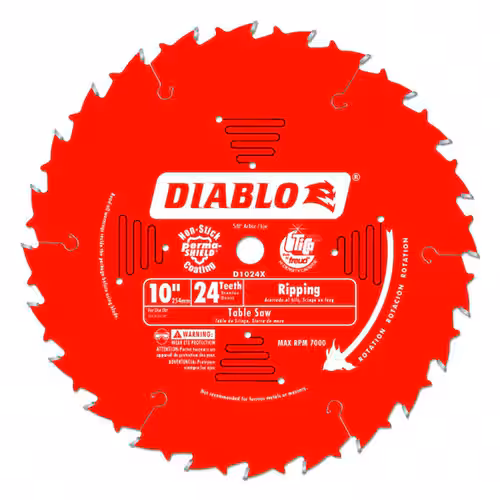 Diablo 10 in. x 24-Teeth Ripping Carbide Circular Saw Blade