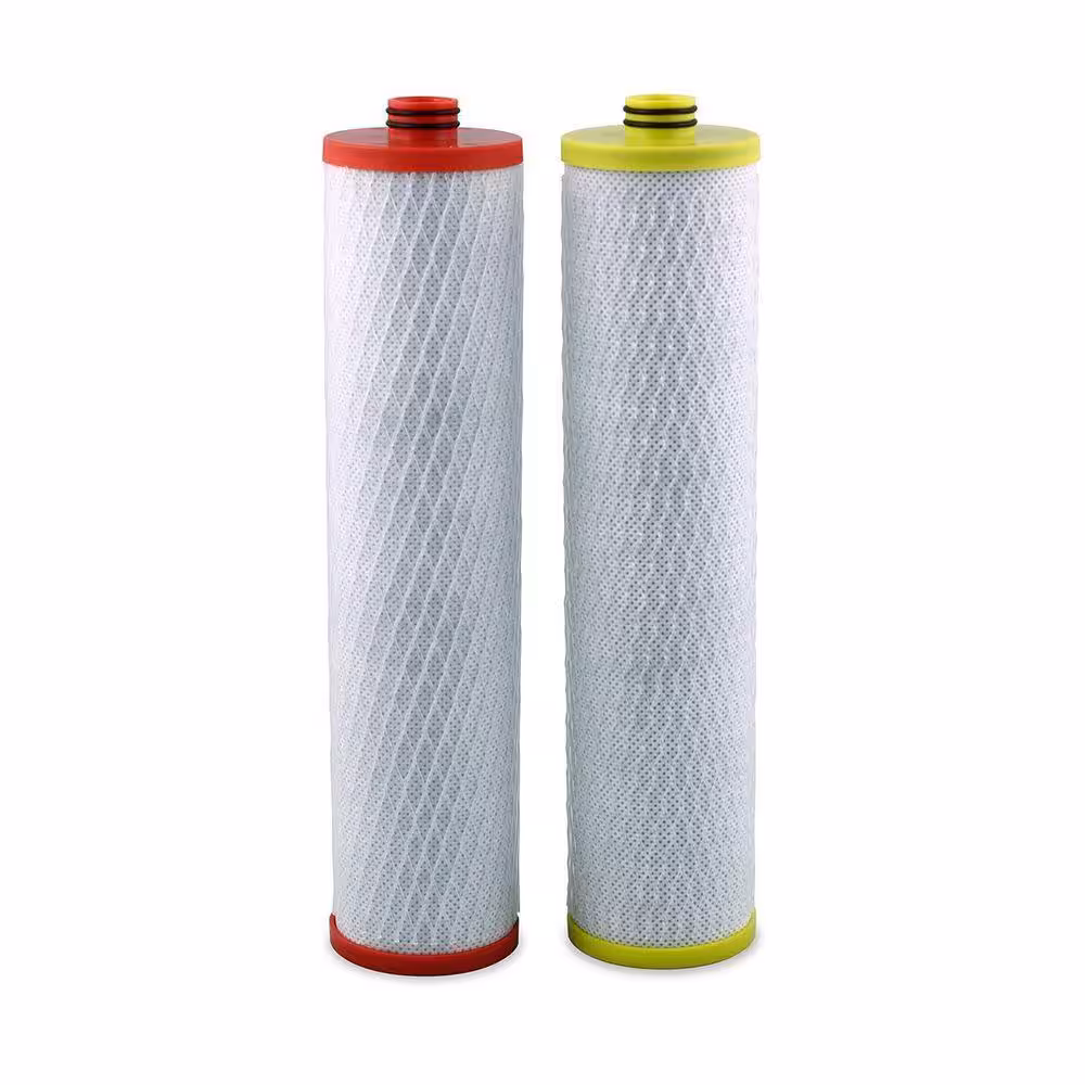 Aquasana OptimH2O Replacement Filters - Stage 1 Carbon & Stage 3 Claryum (2-Pack)