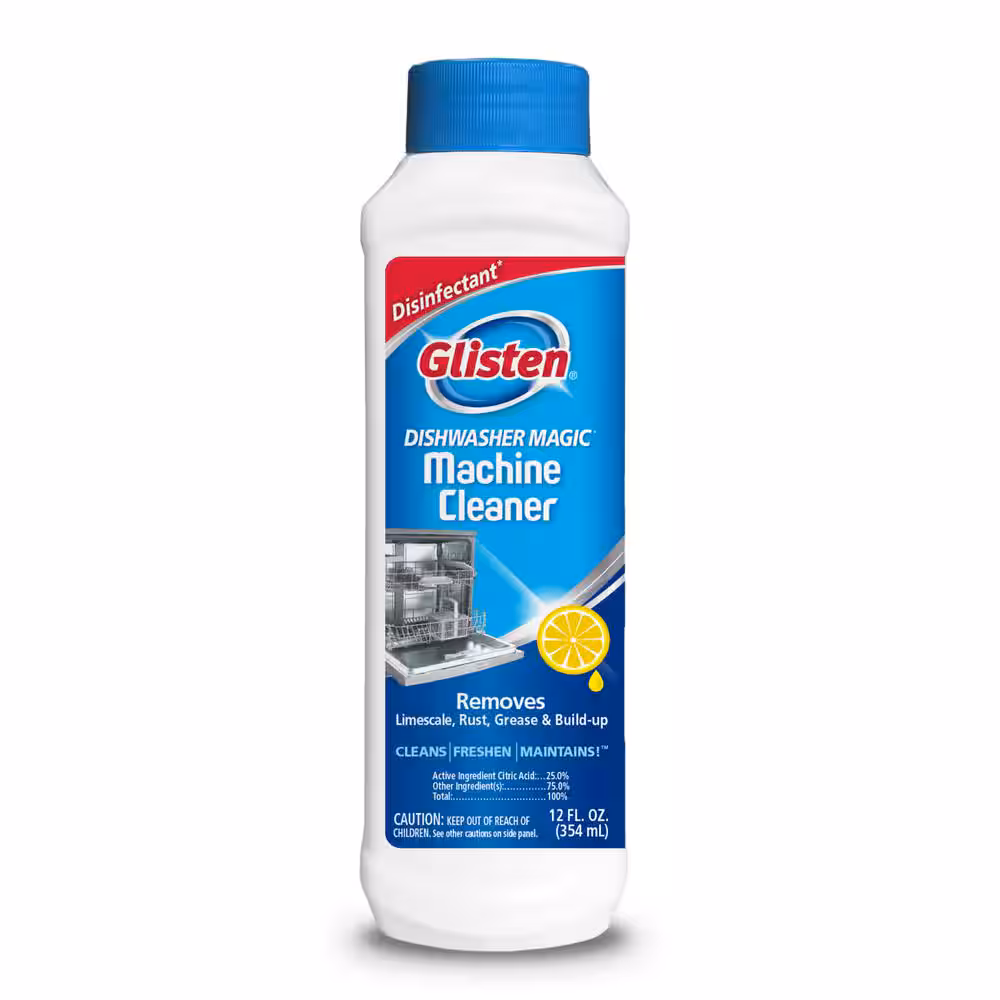 SUMMIT BRANDS Glisten Dishwasher Magic Cleaner and Disinfectant, 12 oz.