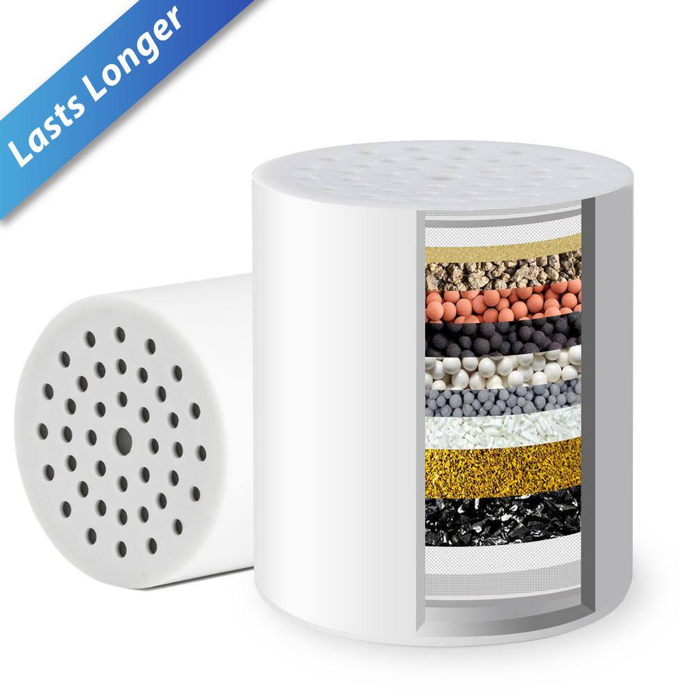 iSpring 15-Stage Shower Filter Replacement Cartridge, Compatible with SF2S & Aquabliss SF100